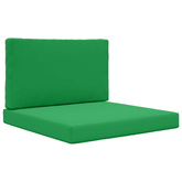Poduszka do sofy na zewnątrz 2 pcs Zielony Poliester