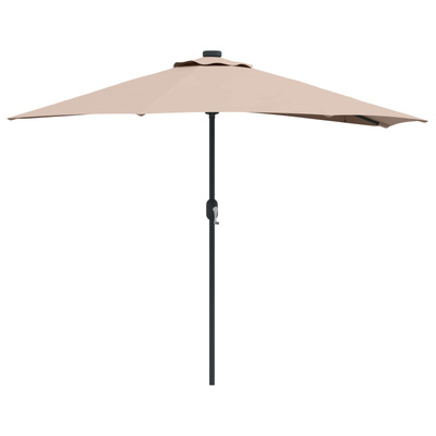 Parasolka ogrodowa Ciemnoszary 294 x 150 x 224 cm
