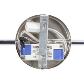 Lampa sufitowa THEMA listwa regulowana 3-punktowa LED do salonu metalowa