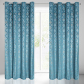 Zasłona Areta niebieska 140x250