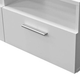 vidaXL Szafka pod TV, materiał drewnopochodny, 95x35x36 cm, biała