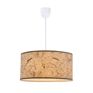 Lampa wisząca z abażurem Papirus beżowa do salonu i sypialni