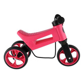 FWRider Super Sport 516491  Kolor: Pink / Różowy z różowymi felgami Rowerek biegowy Jeździk 2w1 Ciche koła + Pasek do noszenia dla Rodzica