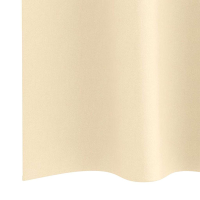 Firany blackout z kółkami 2 pcs Kremowy 175 x 140 cm Poliester