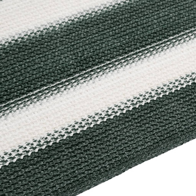 Siatka cieniująca, zielono-biała, 1,5x25 m, HDPE, 195 g/m?