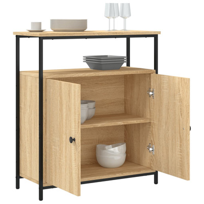 Komoda Sonoma Oak 70x30x80 cm Drewno konstrukcyjne