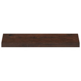 Nakładki na schody 8 szt. 80 x 25 x 2 cm Ciemny brąz