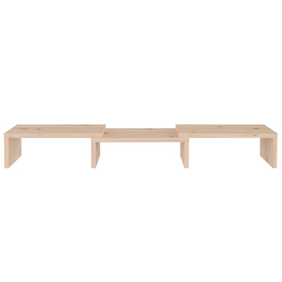 Podstawka na monitor, 60x24x10,5 cm, lite drewno sosnowe
