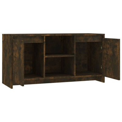 Szafka pod TV, przydymiony dąb, 102x37,5x52,5 cm vidaXL