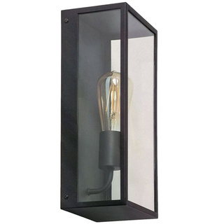 Kinkiet Ścienny zewnętrzny Czarny IP44 Abruzzo Leonardo E27