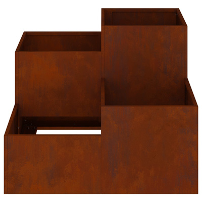 Doniczka ogrodowa Rdzawy 80 x 80 x 60 cm