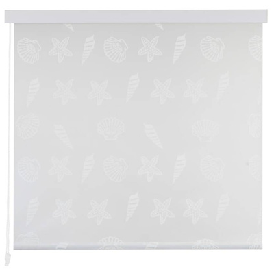vidaXL Roleta prysznicowa 100 x 240 cm, wzór w rozgwiazdy