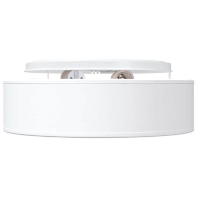 Lampa Sufitowa Z reflektorami Biały 38 x 38 x 13,5 cm tkanina