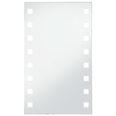 vidaXL Ścienne lustro łazienkowe z LED, 60 x 100 cm