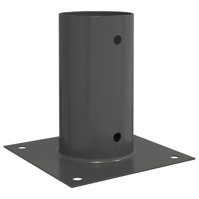 Okrągły kotwicy gruntowej 12 pcs antracytowy 15 x 15 x 15 cm