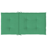 vidaXL Poduszki na krzesła ogrodowe, 2 szt., zielone, 100x50x3 cm