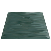 Panele ścienne 24 szt. 50 x 50 cm Zielony kamień Pianka XPS