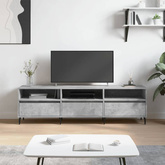 vidaXL Szafka pod TV, szarość betonu, 150x30x44,5 cm wariant 7