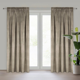 Zasłona Rosa brązowa 140x270