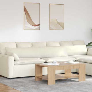 Poduszki na sofę 2 pcs Kremowy 200 x 40 cm Tkanina sztruksowa