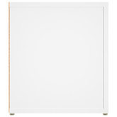 vidaXL Szafka pod TV, biała, 80x31,5x36 cm, materiał drewnopochodny