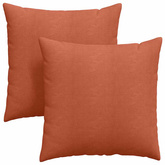 Poduszki na sofę 2 pcs Czerwono-pomarańczowy 80 x 80 cm