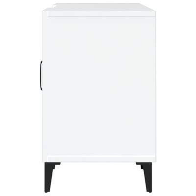 vidaXL Szafka pod TV, biała, 150x30x50 cm, materiał drewnopochodny wariant 4