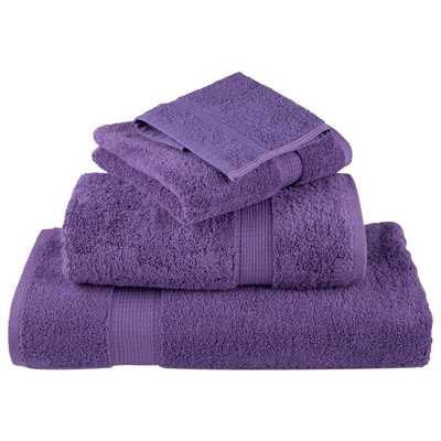Ręczniki myjące Premium SOLUND 2 szt. Fioletowe 30x30 cm 600 gsm