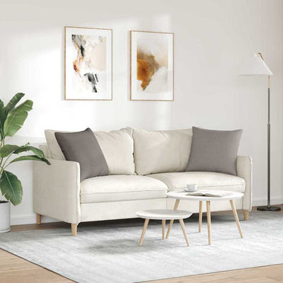Poduszki na sofę 2 pcs Ciemnoszary 50 x 50 cm tkanina