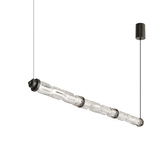 Lampa wisząca Corte szklana pozioma nad stół 3-punktowa LED 25W 3000K