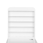 Biurko kosmetyczne 310 z pochłaniaczem kasetowym białe lewe 129349