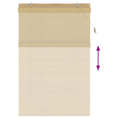Roleta naturalny 130 x 220 cm Bambus