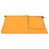 Płachta biwakowa, 4x4 m, żółta