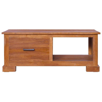 vidaXL Szafka pod TV, 90 x 50 x 37 cm, lite drewno tekowe