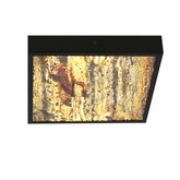 Luxan Lampa sufitowa czarny 28w led 4000k fornir forest