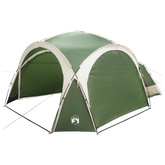 Namiot boczny zielony 410 x 410 x 250 cm Poliester i Stal