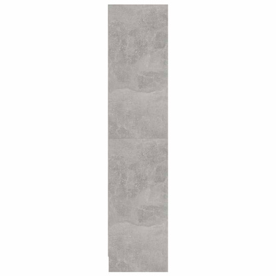 3-poziomowy regał, betonowy szary, 60x24x109 cm, płyta wiórowa