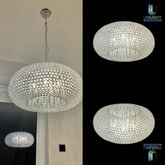 Lampa wisząca WHITE DIAMOND 9xG9 230cm