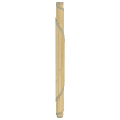 vidaXL Dywan okrągły, jasny naturalny, 80 cm, bambusowy