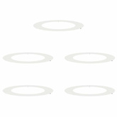 odpowiedni dla płaskich pierścieni drzewa 5 pcs Biały ?60 / 90 cm