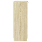 Szafka na buty, dąb sonoma, 59x35x100cm,materiał drewnopochodny