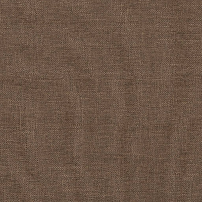 Sofa 2-osobowa, brązowa, 140 cm, tapicerowana tkaniną