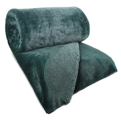 Narzuta Chon ciemnozielona 170x210
