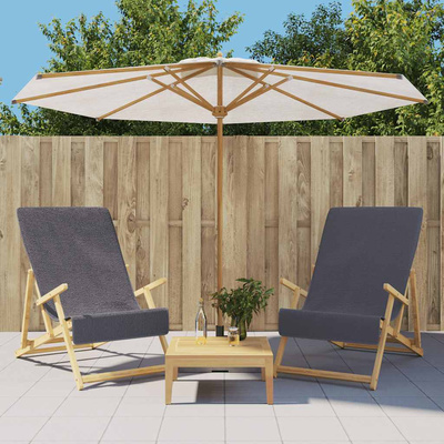Ręczniki plażowe, 2 szt., antracytowe, 60x135 cm, 400 g/m?