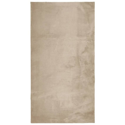 vidaXL Dywan HUARTE z krótkim włosiem, piaskowy, 80x150 cm