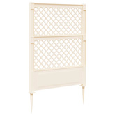 Trellis z gwoździem Biały 99 x 6 x 165 cm PP