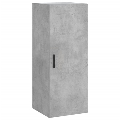 vidaXL Szafka wisząca, szarość betonu, 34,5x34x90 cm wariant 5