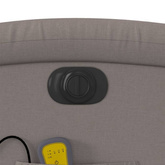 vidaXL Podnoszony fotel masujący, elektryczny, rozkładany, kolor taupe