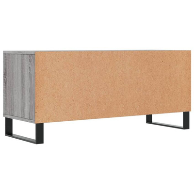 vidaXL Szafka pod TV, szary dąb sonoma, 100x34,5x44,5 cm
