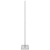 Metalowa choinka świąteczna, do dekoracji, czarna, 150 cm